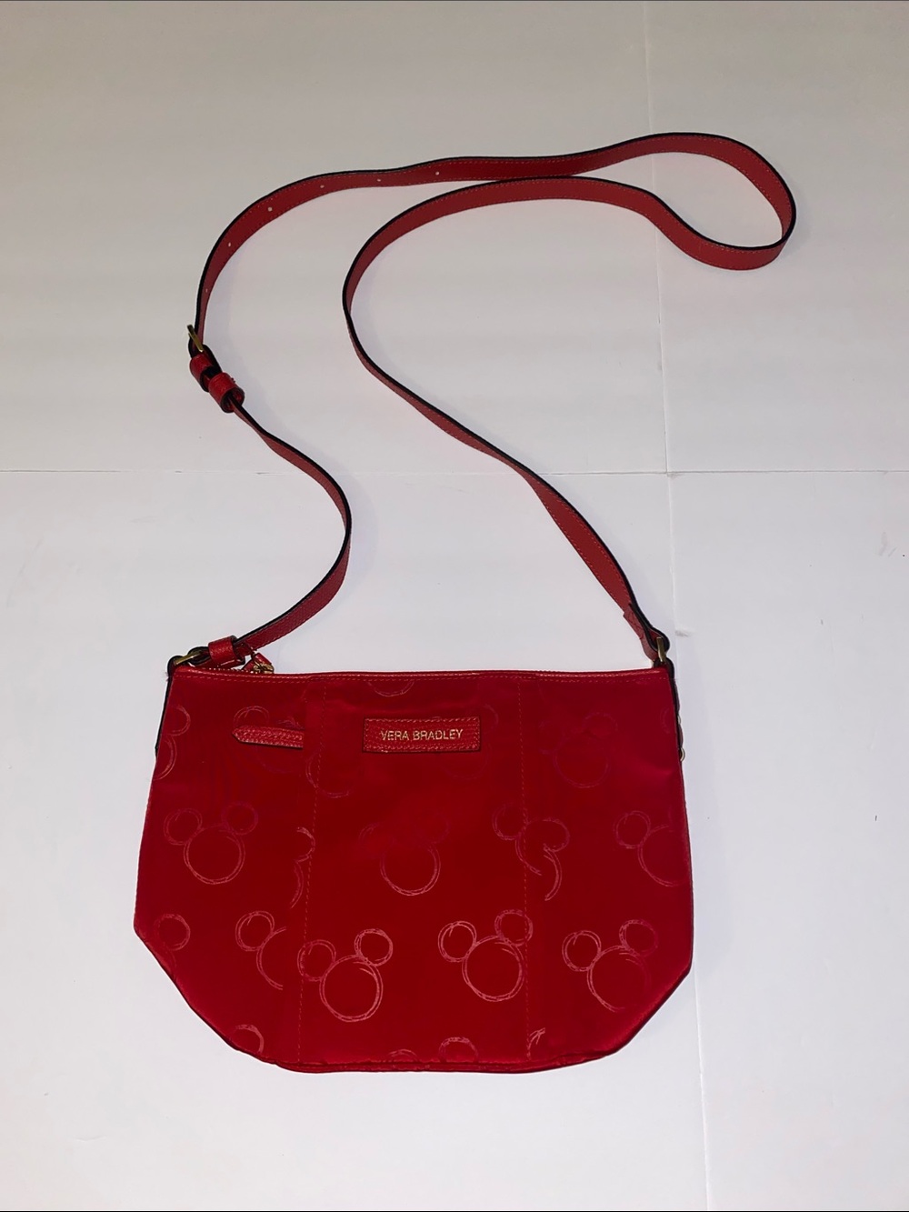 Disney Mickey Mouse x Vera Bradley Red Crossbody Bag